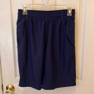 Men’s size small navy blue Head brand athletic shorts with pockets